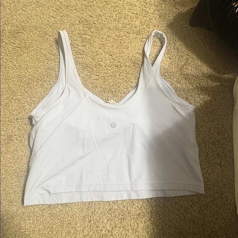 Lululemon Align Tank Blue Linen Size 12 - Picture 5 of 5